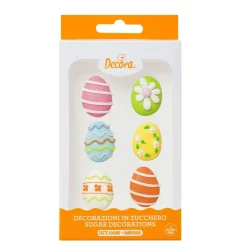 Best Decora Suikertie Ei Assortiment 3cm 6st.