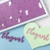 Online Sweet Stamp Elegant Letters Set