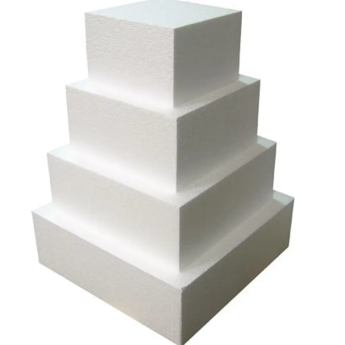 Hot Taart Dummy vierkant 10cm - 15x15cm