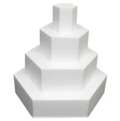 Hot Taart Dummy Zeshoek 5cm -Ø30cm-