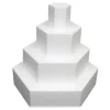 Outlet Taart Dummy Zeshoek 5cm -Ø25cm-