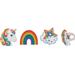 New Overig Taartdecoratie Unicorn Ringen 144 stuks
