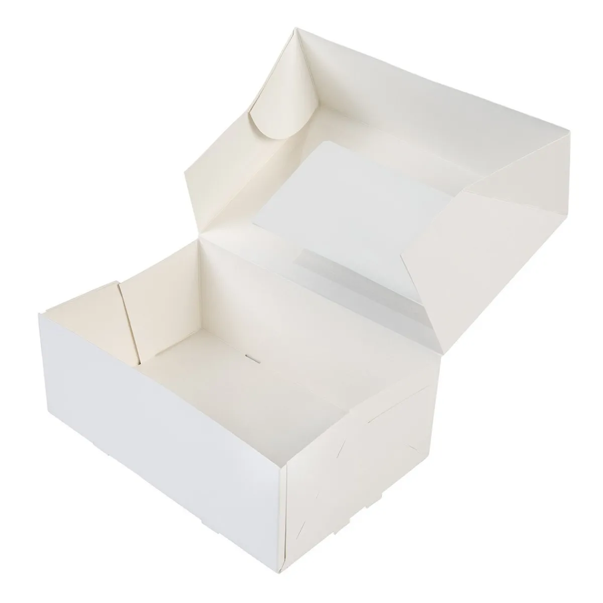 New BrandNewCake Taartdoos met venster 24x16x9cm. Wit 3st