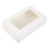 BrandNewCake Taartdoos met venster 19x12,5x5cm. Wit 3st