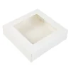 Best BrandNewCake Taartdoos met venster 19x19x5cm. Wit 3st