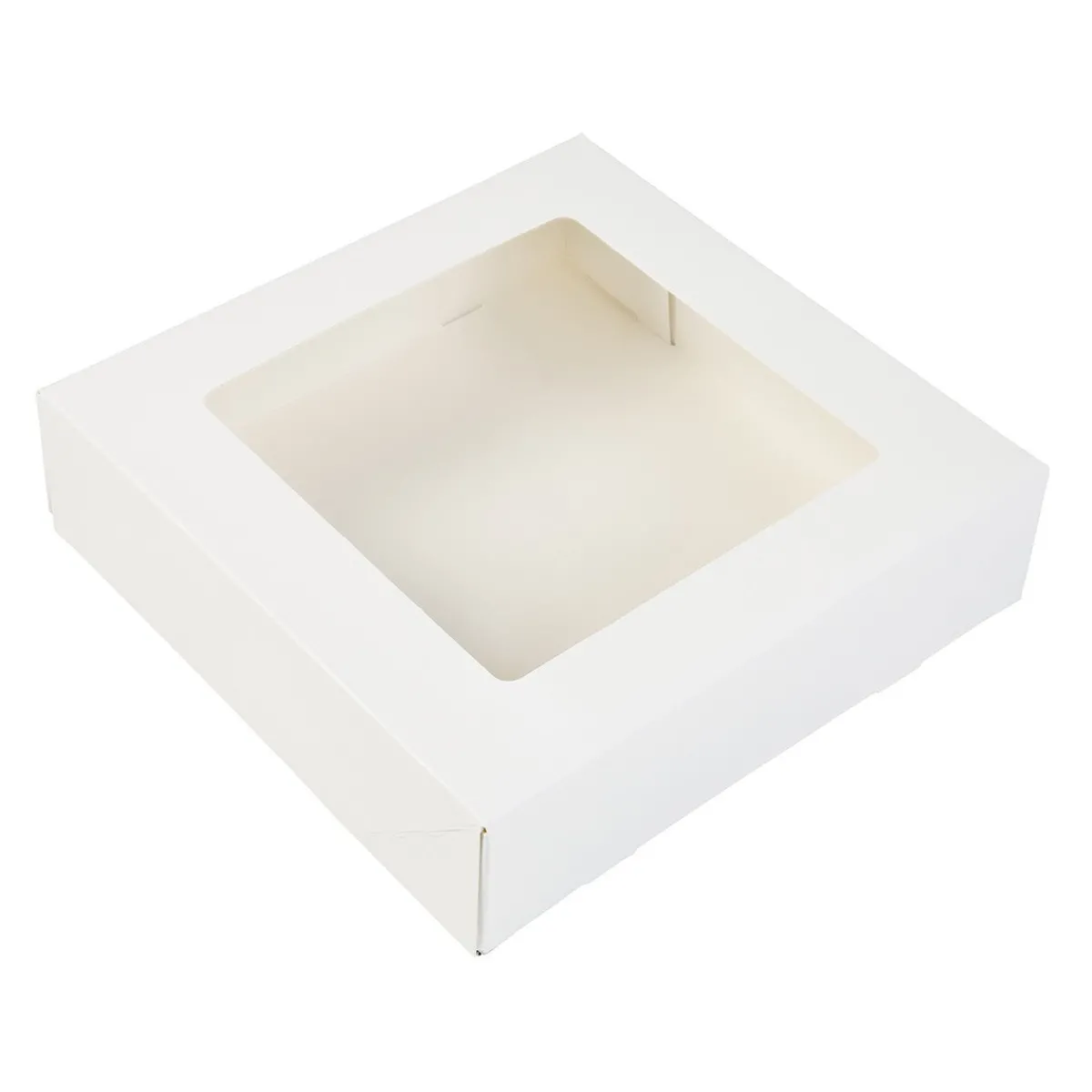 Best BrandNewCake Taartdoos met venster 19x19x5cm. Wit 3st