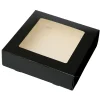 Best BrandNewCake Taartdoos met venster 19x19x5cm. Zwart 3st