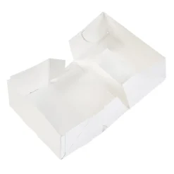 BrandNewCake Taartdoos met venster 12x7x5cm. Wit 3st