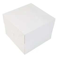 Hot BrandNewCake Taartdoos 20x20x15cm. Wit 3st