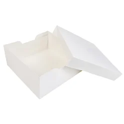 Sale BrandNewCake Taartdoos 35x35x15cm. Wit 50st