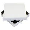 Clearance Overig Taartdoos Zwanenhals Laag Model 25x25x4,5cm. Wit 100st