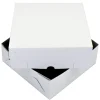 Outlet Overig Taartdoos Zwanenhals 25x25x9cm. Wit 100st