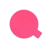 Online Overig Taartkarton Fuchsia/Zwart met lip Ø8 cm per stuk