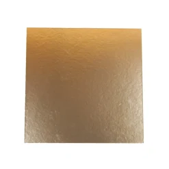 Sale Overig Taartkarton Vierkant Goud/Zwart 24x24cm per stuk
