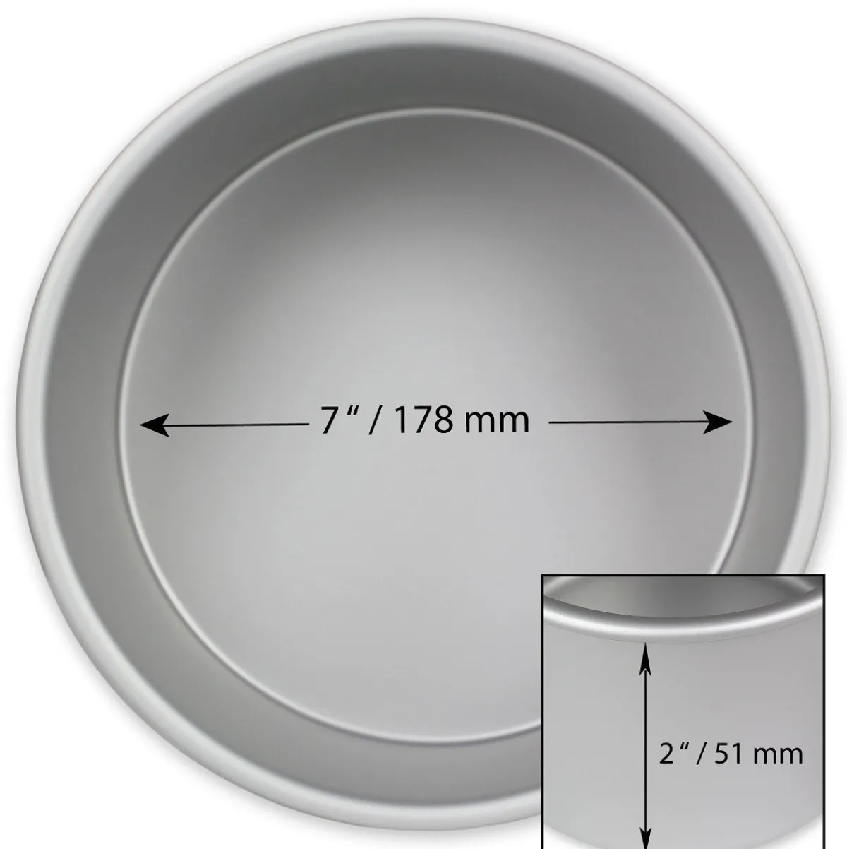 Clearance PME Taartpan rond Ø17,5 x 5cm