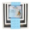 Best PME Taartpan Vierkant 10cm(h) Set/3