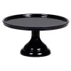 Best Overig Taartplateau Zwart Melamine Ø23,5x12cm**
