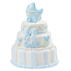 Outlet Overig Taarttopper Baby Boy Taart Polystone 7,5cm