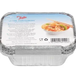 Best Tala Aluminium Bakvorm met Deksel 15x12x5cm Set/10