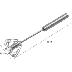 Discount Tala Garde met Veer RVS 31cm