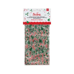 Hot Decora Traktatiezakjes Kerstmis 12,5x3x24(h) cm 20 stuks