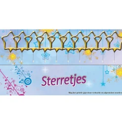 Online Overig Vuurwerk Sterretjes Stervorm Goud 10st.