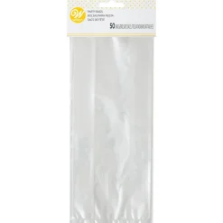 Discount Wilton Traktatiezakjes Transparant 10x24cm 50st
