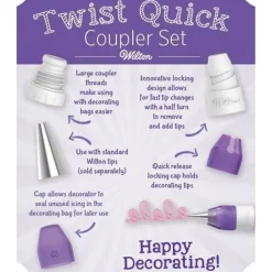 Hot Wilton Twist Spuitmondjes Adapter Set