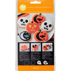 Online Wilton Uitsteker & Stencil Halloween Set/4