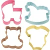 Online Wilton Uitstekerset Baby Thema 4 stuks